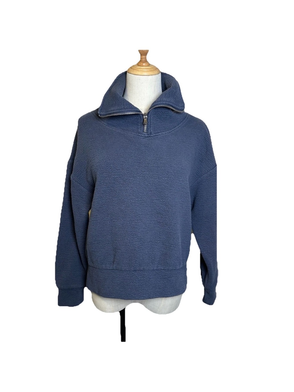 Calia Elevate 1/4 Zip Funnel Neck Pullover Women's XS Blue Athletic Athleisure